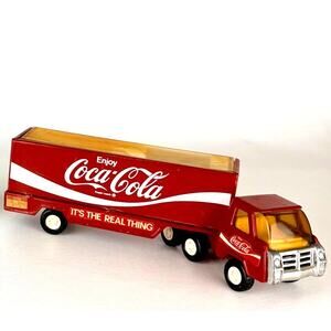 Vintage Buddy L Coca Cola Delivery Truck Pressed Steel